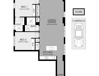 405/29-35 Burlington Road, Homebush, Inner West, 2 Bedrooms, 2 Bathrooms, Apartment