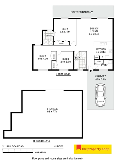 2/11 Mulgoa Way, Mudgee, NSW 2850, 5房, 3浴, Apartment