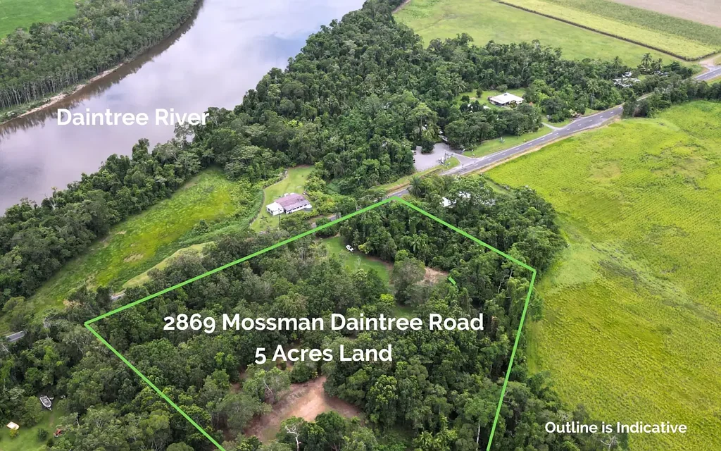 Daintree  YOUR DREAM HOME AWAITS: ELEVATED, FLOOD-FREE 5 ACRES IN DAINTREE