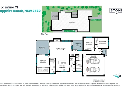 5 Jasmine Close, Sapphire Beach, North Coast, 3 غرف, 2 حمامات, House
