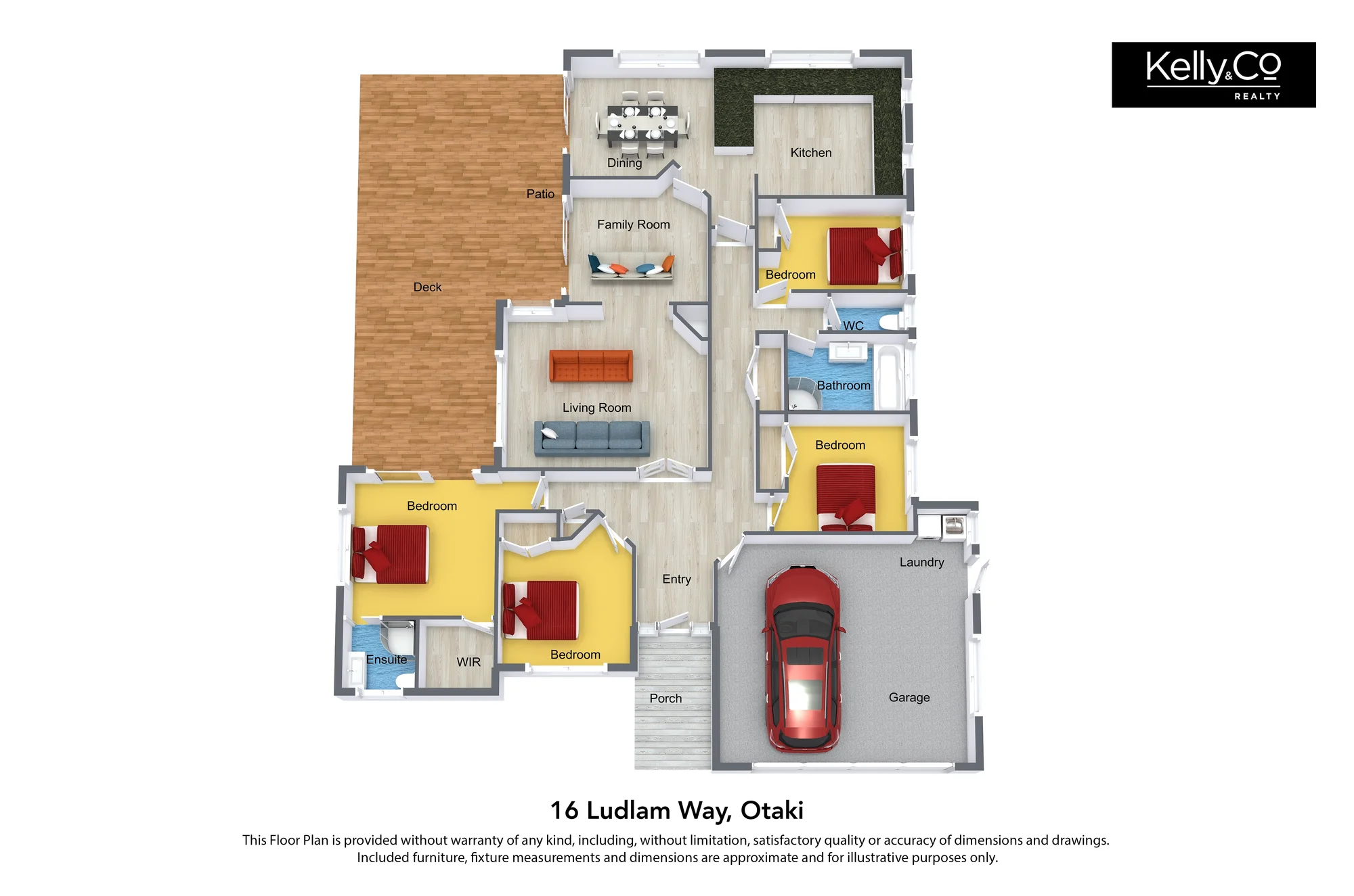 16 Ludlam Way, Otaki, Kapiti Coast District, Wellington, 4 Bedrooms, 2 Bathrooms, House