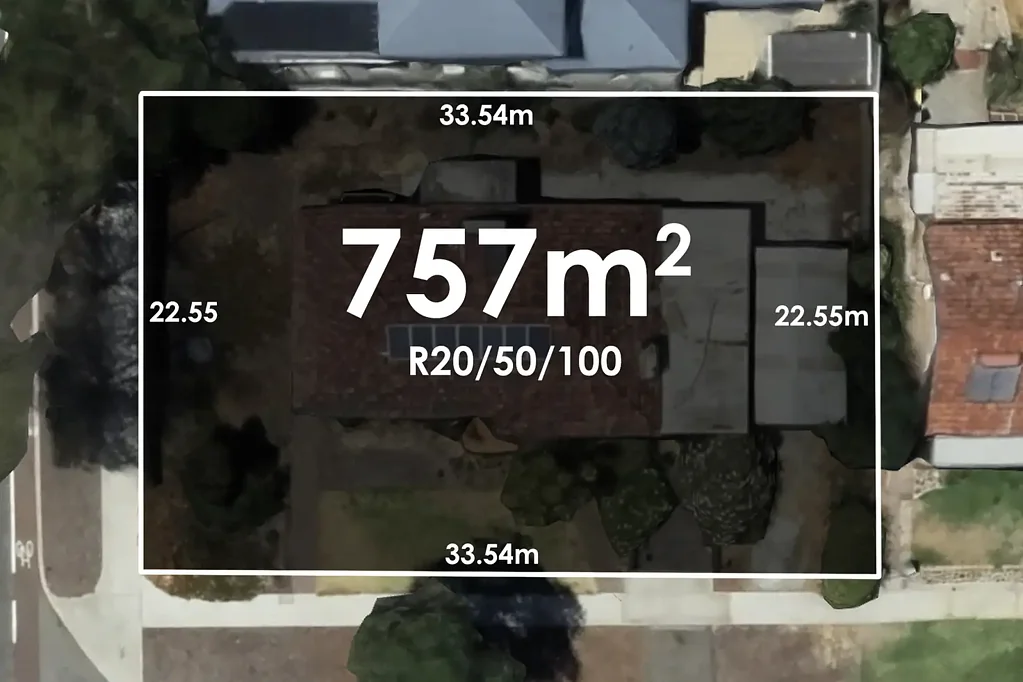 Kewdale 4房  PRIME 757SQM QUADPLEX CORNER - ZONED R20/50/100