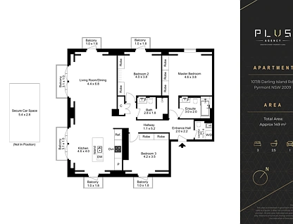 107/8 Darling Island Road, Pyrmont, Sydney CBD, 0 غرف, 0 حمامات, Apartment