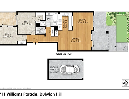 2/11 Williams Parade, Dulwich Hill, Inner West, 2 침실, 1 욕실, Apartment