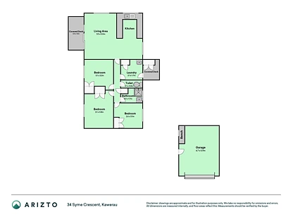 34 Syme Crescent, Kawerau, Bay Of Plenty, 3房, 1浴, 独立屋