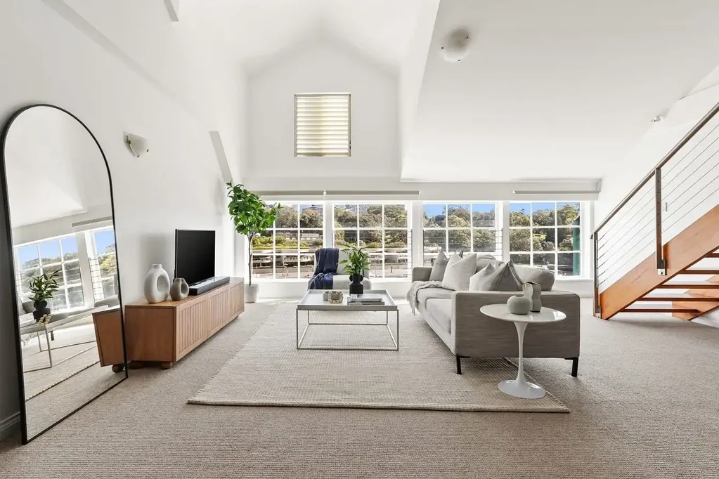 Woolloomooloo 3ਬੈੱਡਰੂਮ Expansive Loft-Style Apartment Showcasing Stunning CBD & Water Views