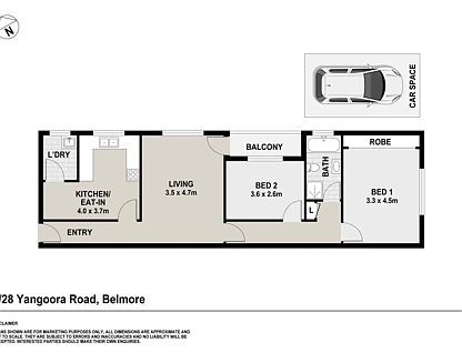 4/28 Yangoora Road, Belmore, NSW 2192, 2房, 1浴, Apartment