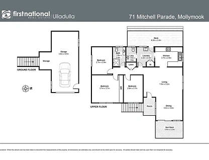 71 Mitchell Parade, Mollymook Beach, South Coast, 3 ห้องนอน, 1 ห้องน้ำ, House