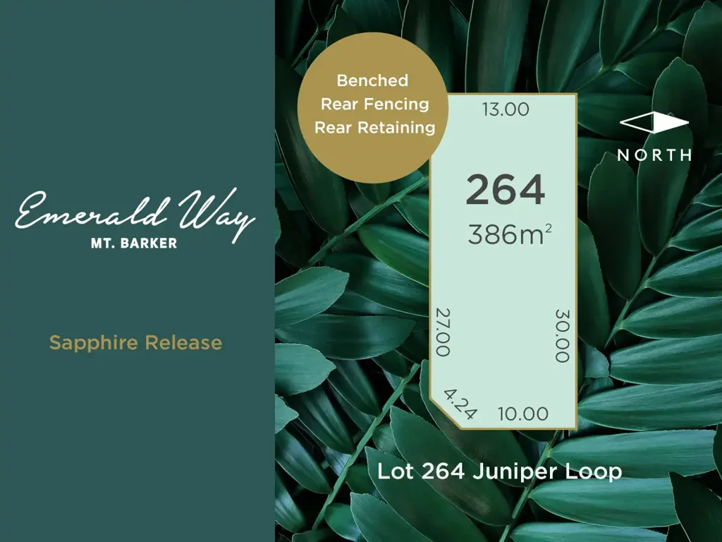 Lot 264 Juniper Loop (Sapphire Release), Mount Barker, SA 5251