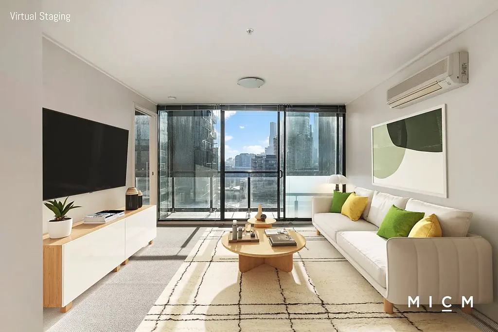 Southbank 1房 北向阳光充沛 开放式大空间 步行便利生活 城市天际线景 西北朝向阳台 附加安全车位 顶级社区设施 Spacious Retreat in a Sought-After Southbank Setting