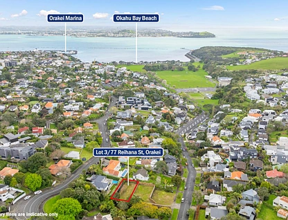 Lot 3, 77 Reihana Street, Orakei, Auckland City, Auckland, 0房, 0浴, 建地