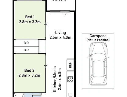 111/64 Keilor Road, Essendon North, North Melbourne, 2 રૂમ, 1 બાથરૂમ, Apartment