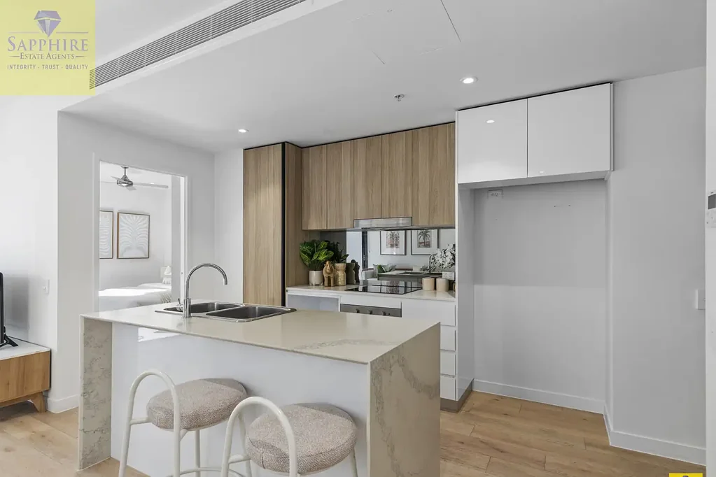 Chermside 2બેડરૂમ Modern High-Rise Living with Rooftop City Views in the Heart of Chermside