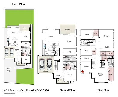46 Adenmore Circuit, Deanside, VIC 3336, 5 slaapkamers, 3 badkamers, House