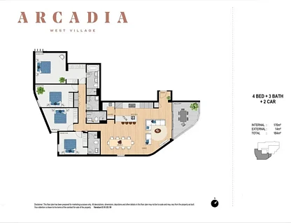 31103/21 Mollison Street, South Brisbane, QLD 4101, 4 Bedrooms, 3 Bathrooms, Apartment