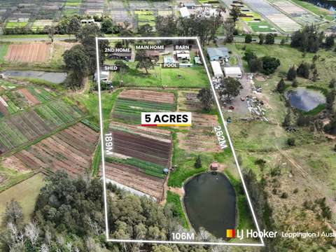 Leppington 8 Bedroom 2 Homes on 5 Acres