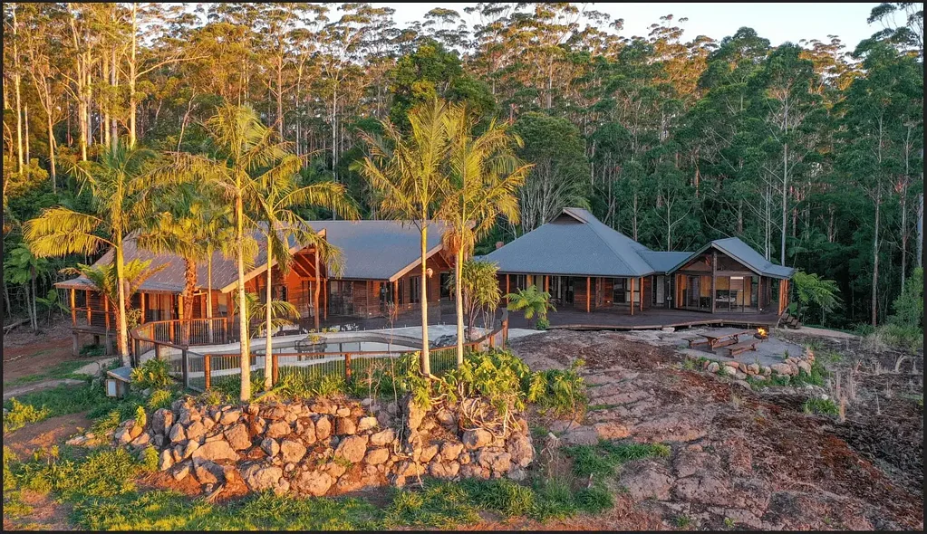 Nimbin 5chambre Private 100 + acres Nightcap Hinterland beautiful home!
