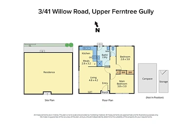 3/41 Willow Road, Upper Ferntree Gully, VIC 3156, 2 Bedrooms, 1 Bathrooms, Unit