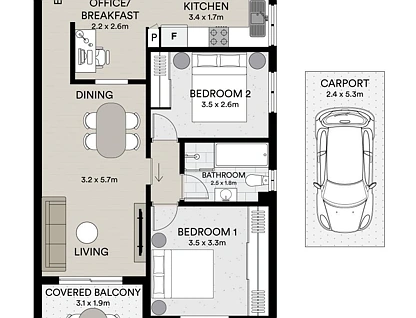 14/1 Evelyn Avenue, Concord, Inner West, 2房, 1浴, Apartment