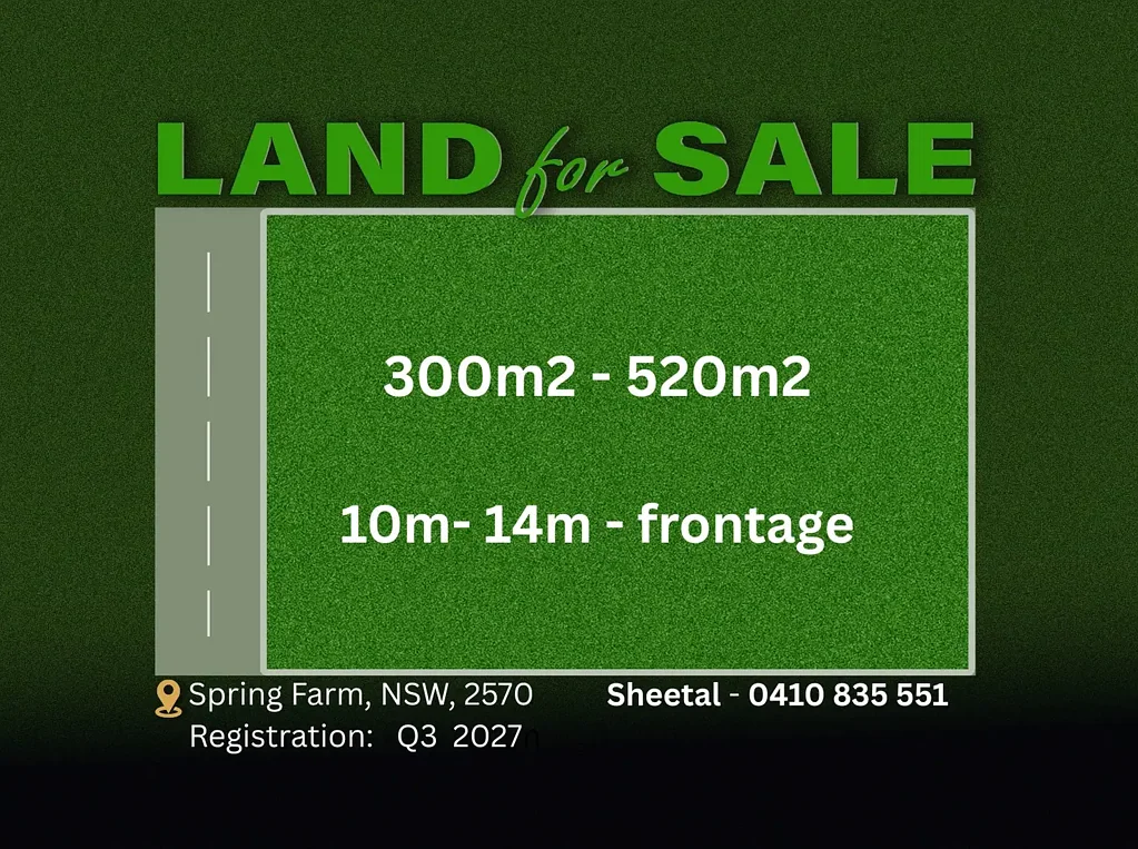 Spring Farm 🌿 优质土地出售 | Spring Farm。 🌿 Premium Land for Sale | Spring Farm.