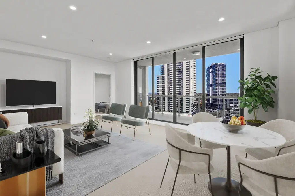 Liverpool 2Phòng ngủ Corner Apartment with Panoramic Views & Stylish Design in Prime Liverpool Location