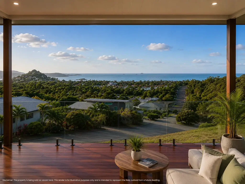 Cannonvale Elevated 1,005m² Corner Block with Sweeping Island Views