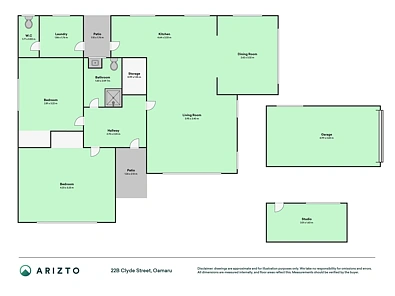 Plano ng Palapag - 22b Clyde Street, Oamaru, Waitaki District, Otago