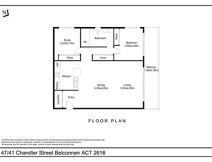 47/41 Chandler Street, Belconnen, Belconnen District, 2 Bedrooms, 1 Bathrooms, Apartment