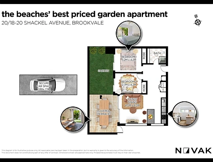 20/18 Shackel Avenue, Brookvale, Northern Beaches, 2房, 1浴, Apartment