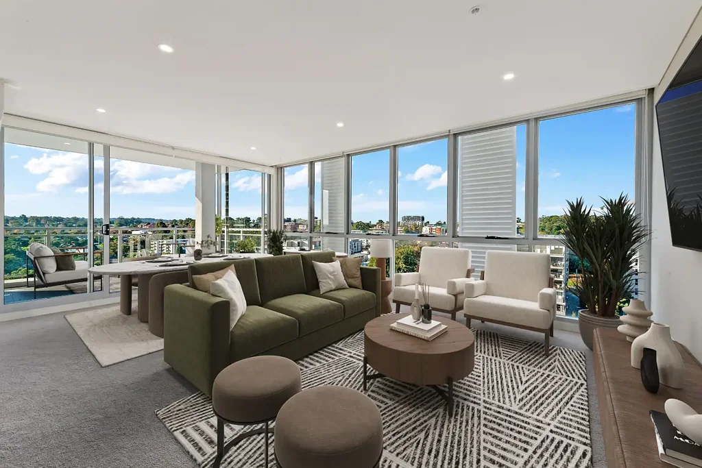 Carlingford 2ห้องนอน Modern 2-Bedroom Apartment with City Views