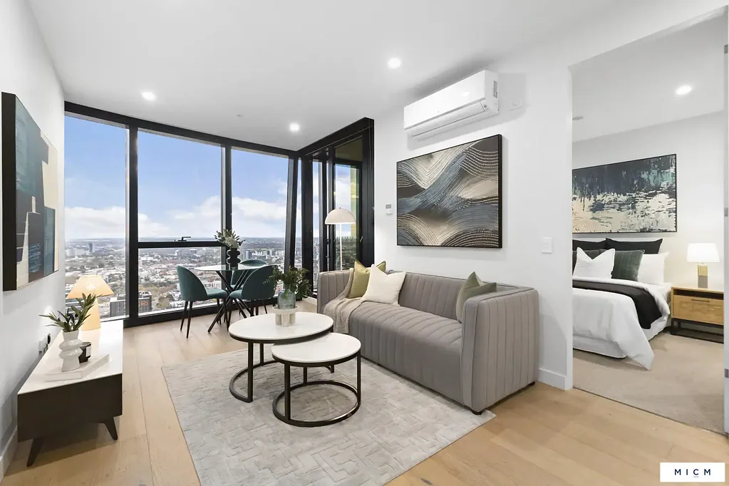 Melbourne 2房 超现代 Aspire 奢华公寓，坐拥壮丽景观 Ultra-Modern Aspire Luxury with Spectacular Views