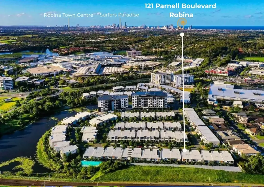 Robina 3غرفة نوم Quality Central Executive Terrace Home - No Body Corporate Fees