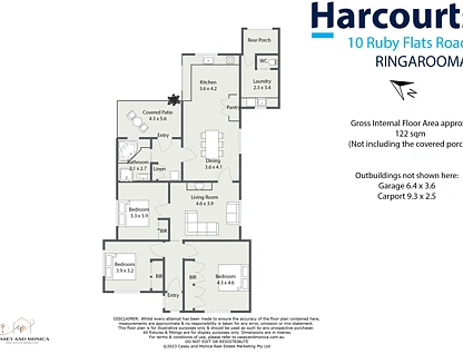 10 Ruby Flats Road, Ringarooma, Launceston and North East, 3部屋, 1バスルーム, House