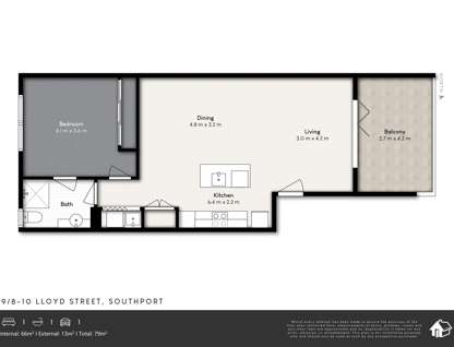 9/8-10 Lloyd Street, Southport, QLD 4215, 1 Bedrooms, 1 Bathrooms, Apartment
