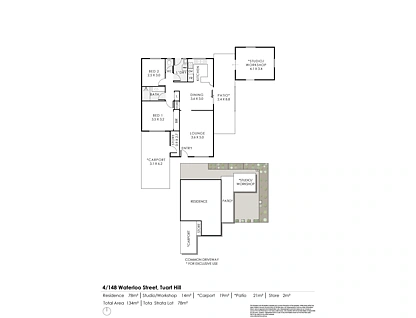 4/148 Waterloo Street, Tuart Hill, North East Perth, 2 રૂમ, 1 બાથરૂમ, House