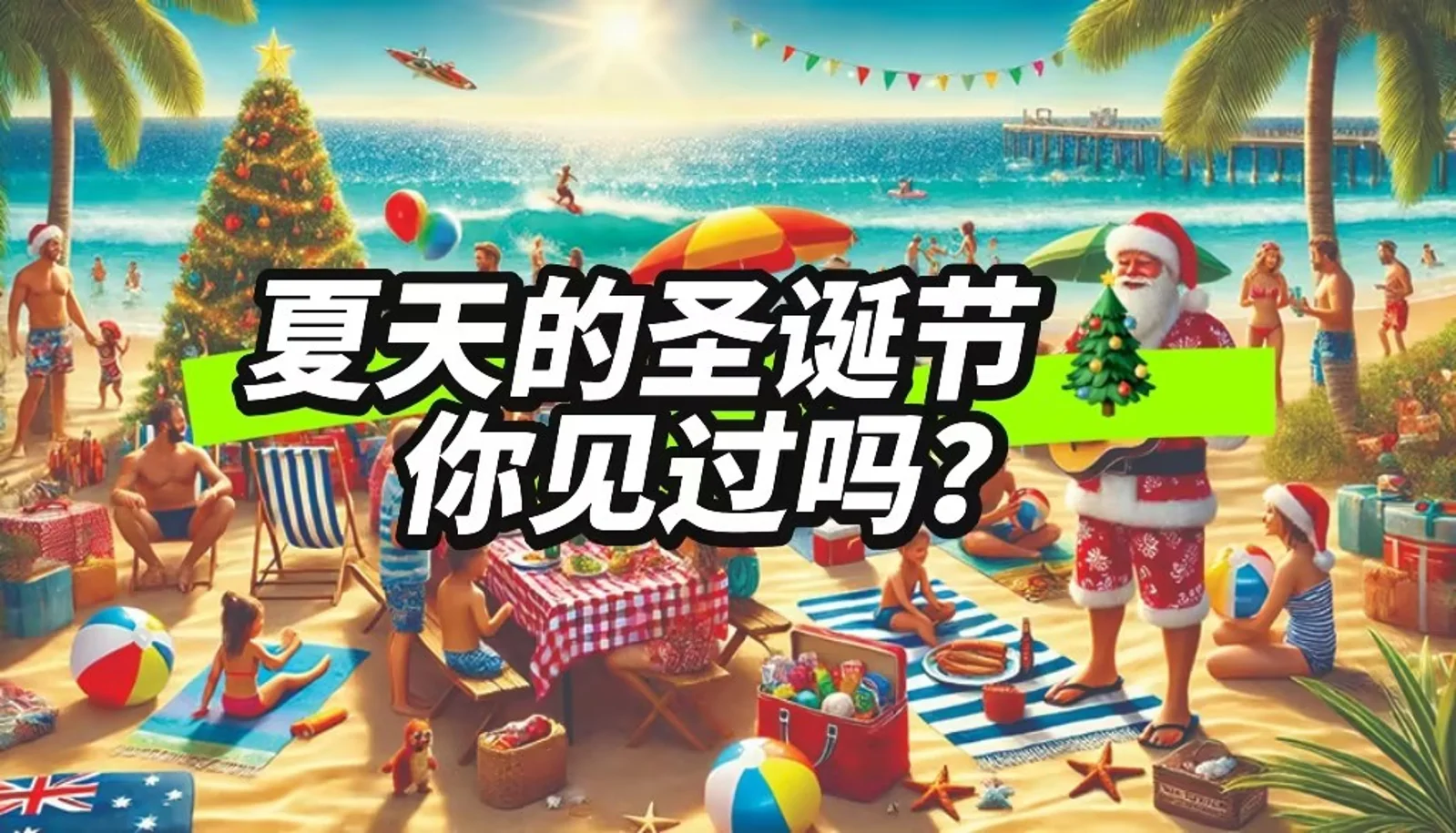 夏天的圣诞节是什么样?