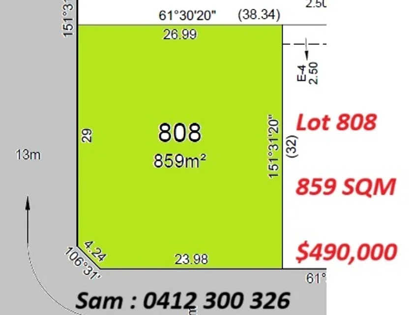 Lot 808 Dillon Circuit ( Waterways Estate ), Koo Wee Rup, Traralagon , 0 ਕਮਰੇ, 0 ਬਾਥਰੂਮ, Section