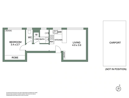 5/100 Millswyn Street, South Yarra, Inner East Melbourne, 1 chambres, 1 salles de bain, Apartment