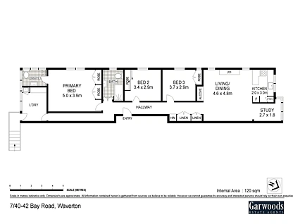 7/40-42 Bay Road, Waverton, Lower North Shore, 3房, 2浴, Apartment