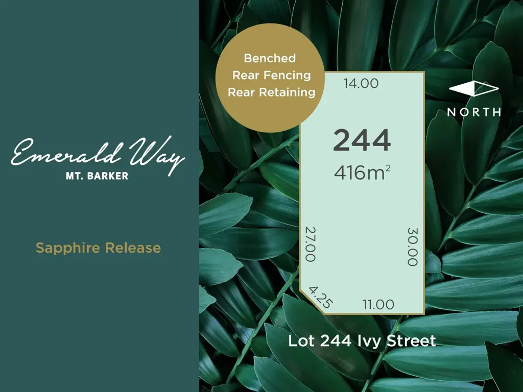 Lot 244 Ivy Street (Sapphire Release), Mount Barker, SA 5251