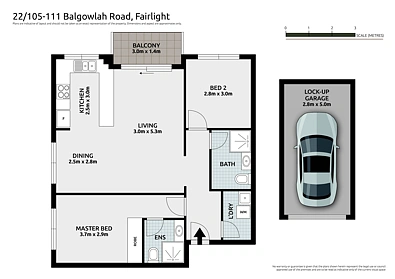 22/105 Balgowlah Road, Fairlight, NSW 2094, 2房, 2浴, Unit