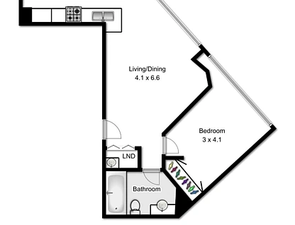 3701/501B Adelaide Street, Brisbane City, Brisbane - Inner City Region, 1 rūma, 1 rūma horoi, Unit