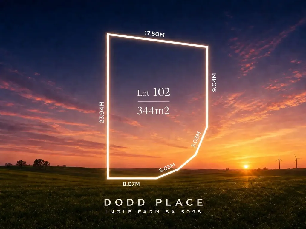 Ingle Farm  PEACEFUL CORNER LOCATION TO BUILD YOUR DREAM HOME!
