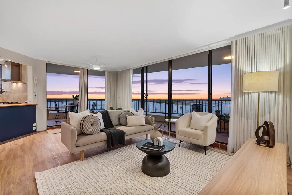 Runaway Bay 2غرفة نوم Sky-High Broadwater Living with Spectacular Coastal Views