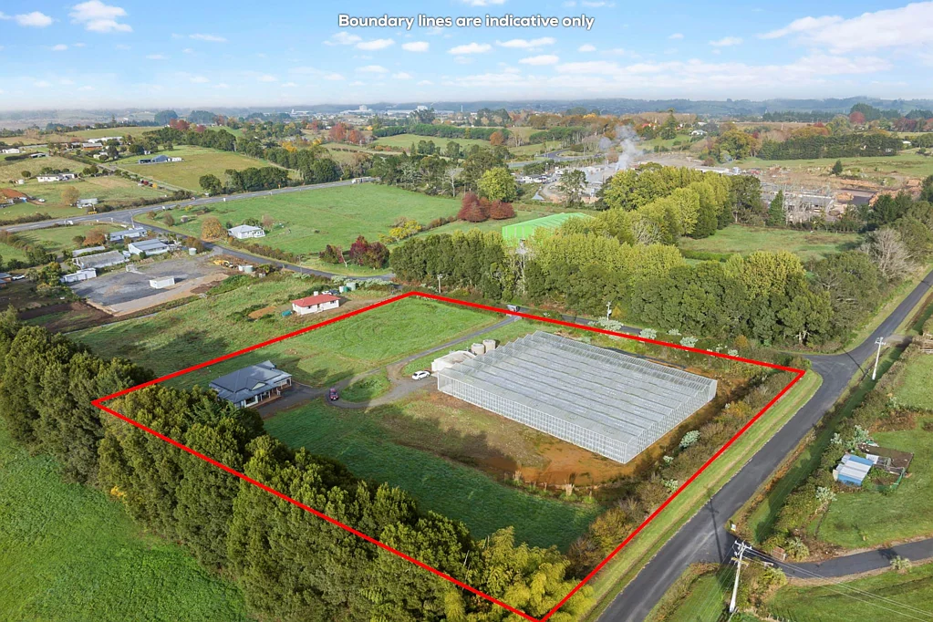 Pokeno Income + Glasshouse + Lifestyle Home on 1.42ha
