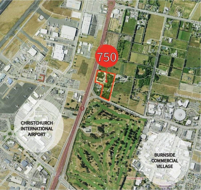 750 Wairakei Road, Burnside, Christchurch, 6房, 0浴, Industrial Land