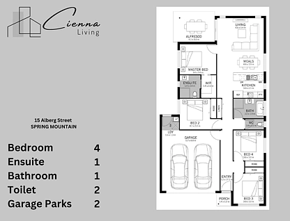 15 Alberg Street, Spring Mountain, Brisbane - Southern Region, 4 રૂમ, 2 બાથરૂમ, House