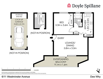 6/11 Westminster Avenue, Dee Why, Northern Beaches, 1 Schlafzimmer, 1 Badezimmer, Apartment