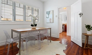 Two double-sized bedrooms in Parnell.