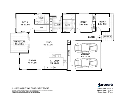 18 Huntingdale Way, South West Rocks, North Coast, 3部屋, 2バスルーム, Lifestyle Property